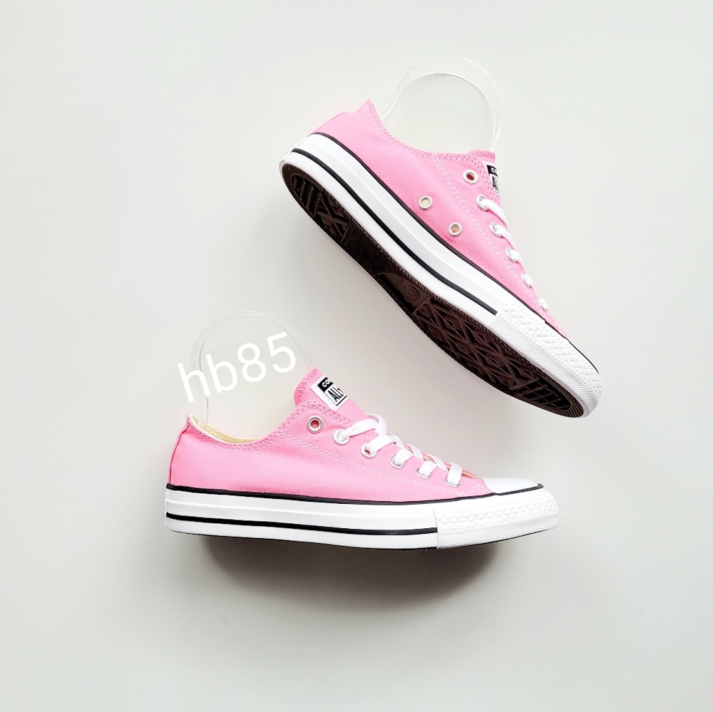 Converse CTAS OX Pink White Black Women's 5 - Picture 2 of 6